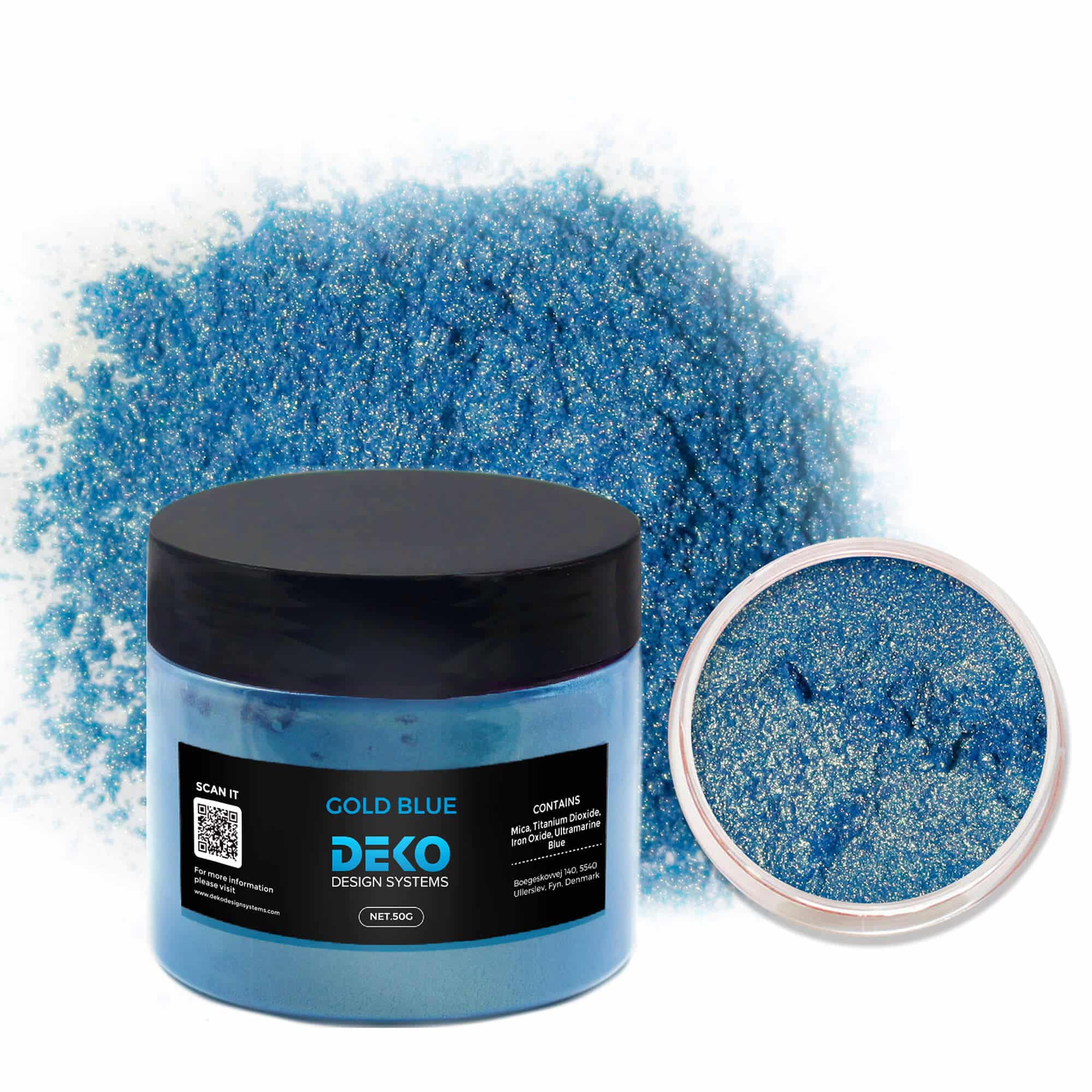 Gold Blue Metallic Pigment