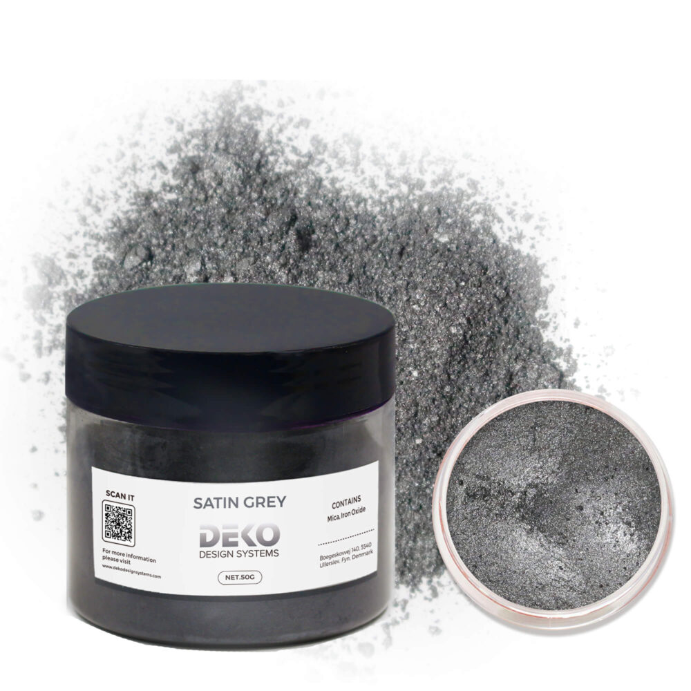 Satin Grey Metallic Pigment