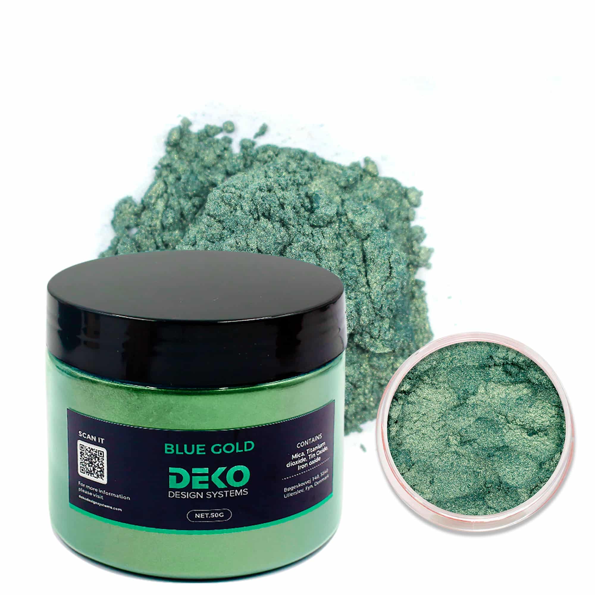 Blue Gold metallic pigment