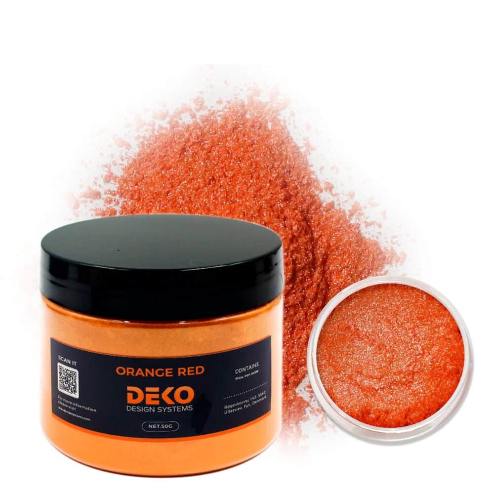 Orange Red Metallic Pigment