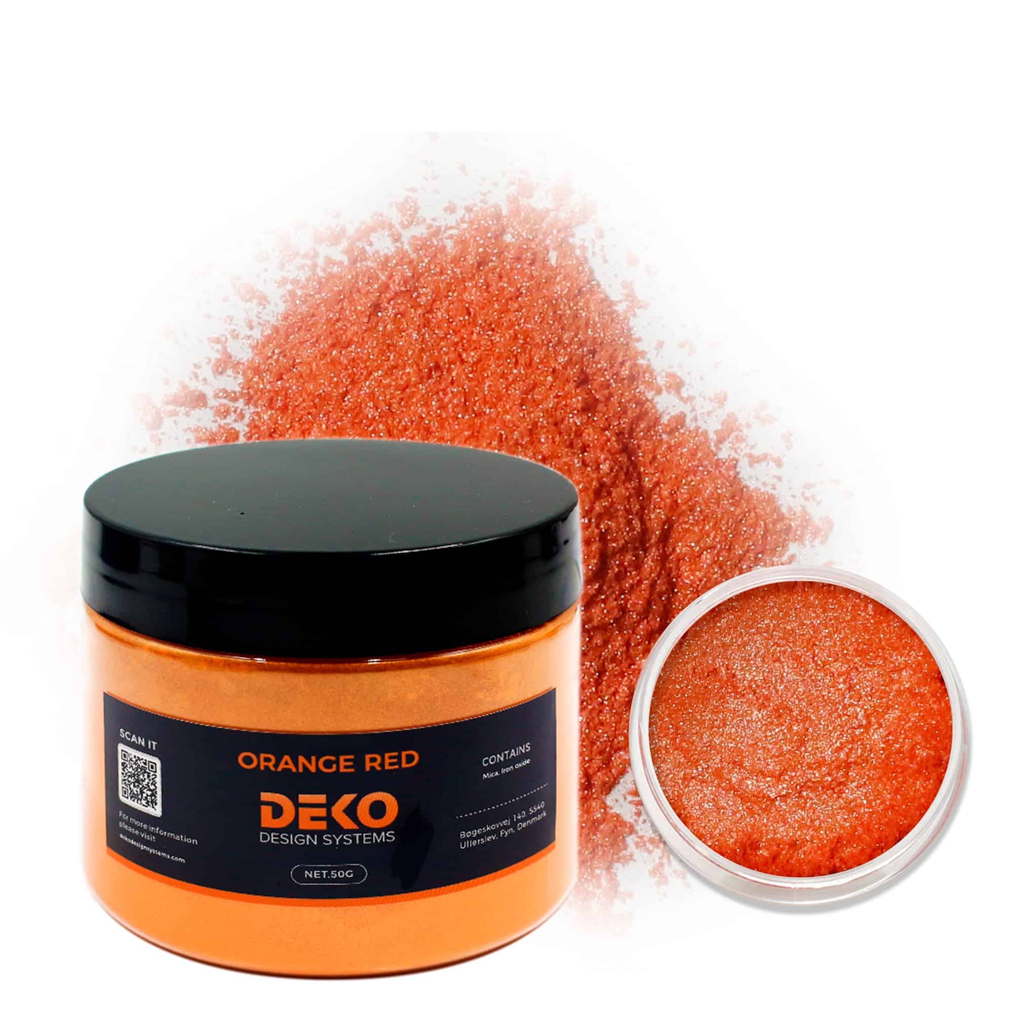Orange Red Metallic Pigment